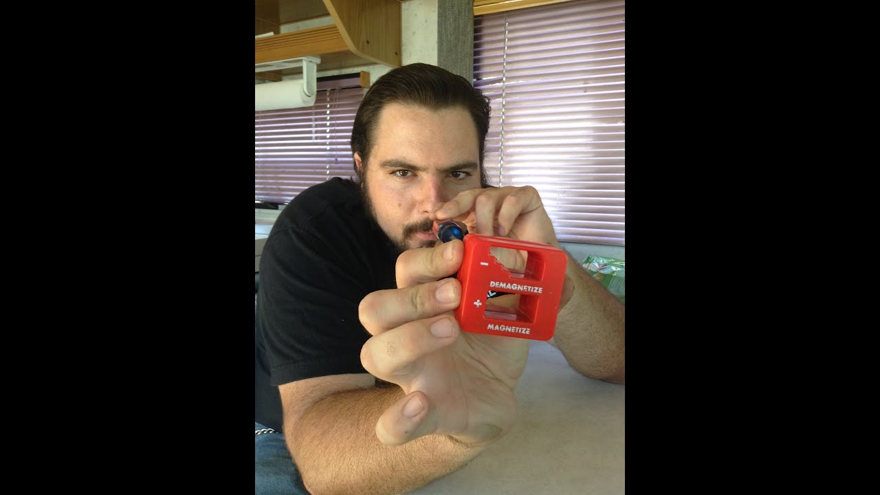 Tool Tip of the Day - How to Magnetize Screw Drivers