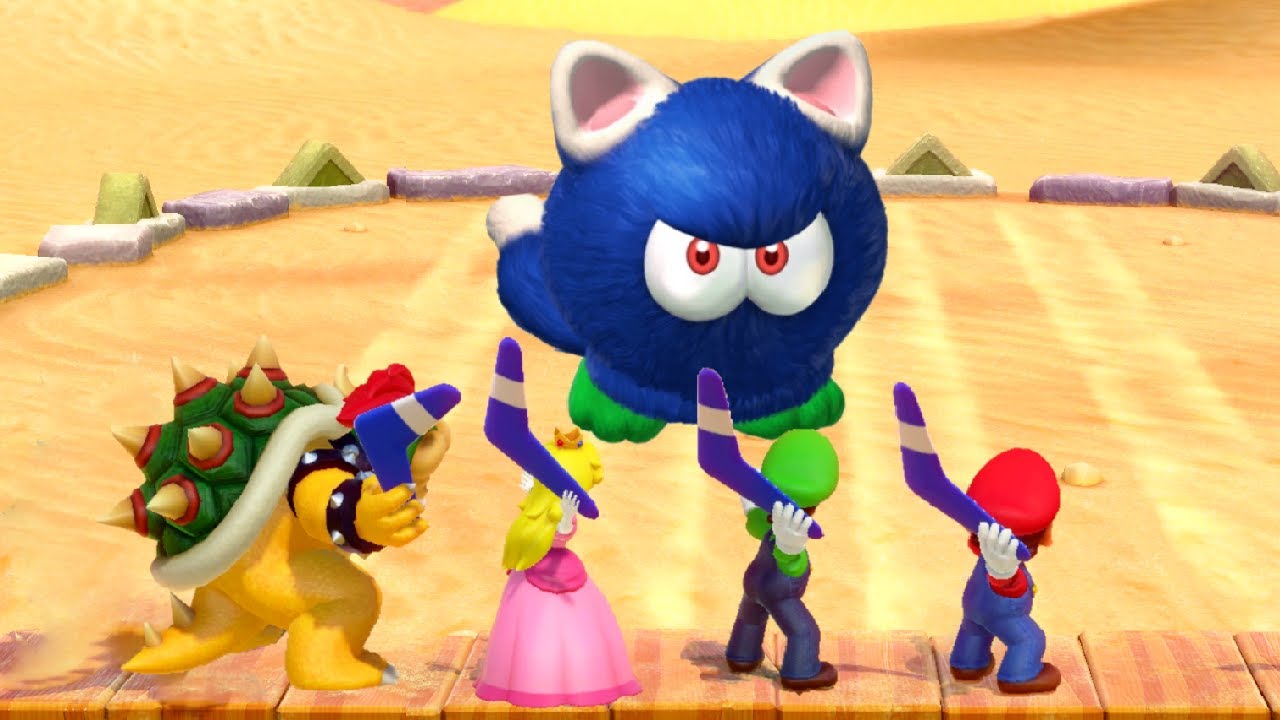 Super Mario Party - Mario vs Bowser vs Peach vs Luigi (Master Difficulty)