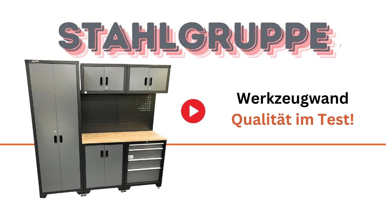 Werkstattwand & Werkstatteinrichtung von Stahlgruppe – Qualität im Test!
