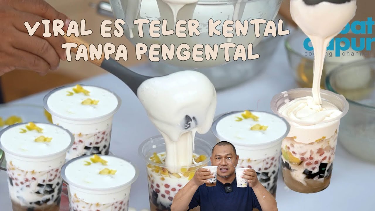 Viral ! Es teler sultan, kuahnya kental banget ternyata pakai ini pantes viral