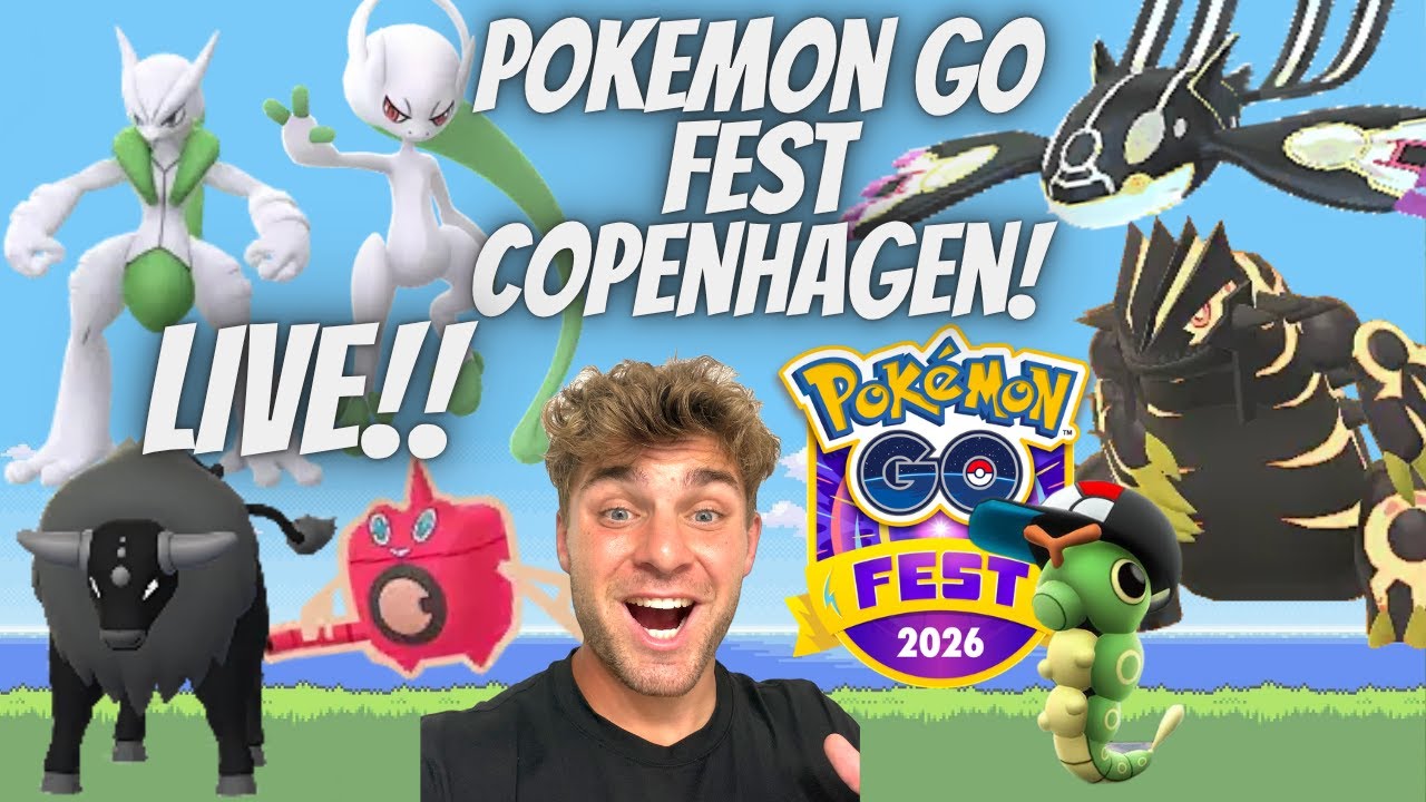 ✨MEGA Mewtwo Raids, PARK DAY and POKEMON GO FEST COPENHAGEN LIVE in Pokemon Go!✨