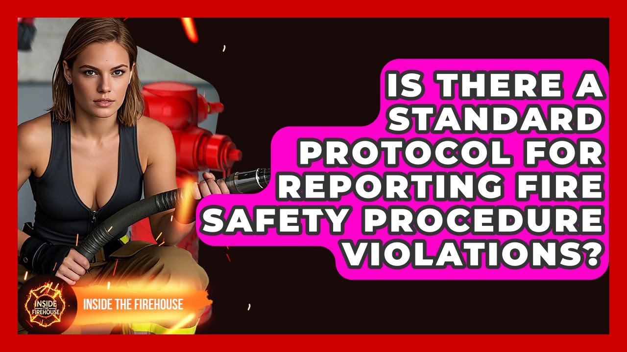 Is There a Standard Protocol for Reporting Fire Safety Procedure Violations? - Inside the Firehouse