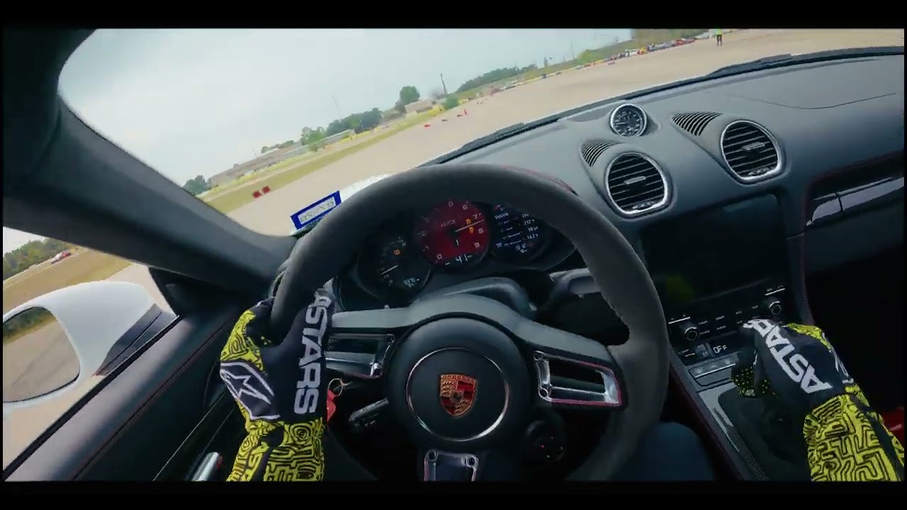 2025 HouSCCA Autocross Practice #2 | Porsche 718 Cayman GTS 4.0