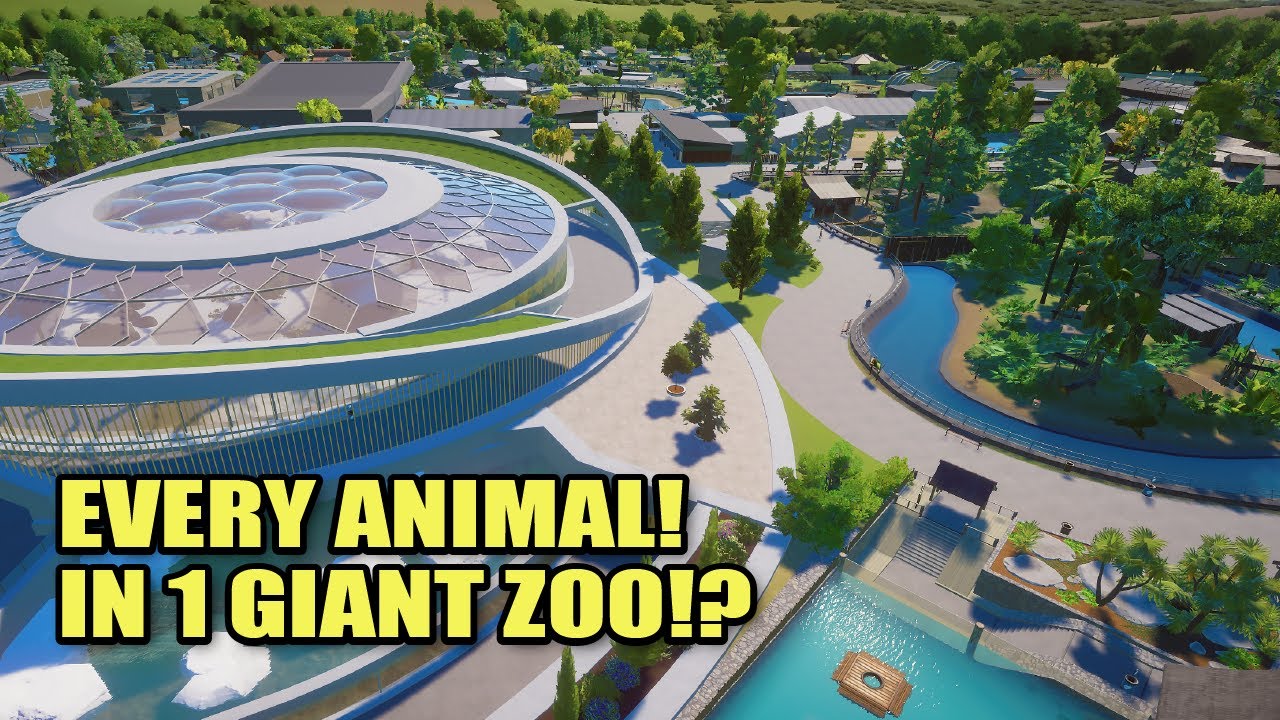 Insane MEGA ZOO!! Every Animal in 1 ZOO | Planet Zoo Cinematic Tour