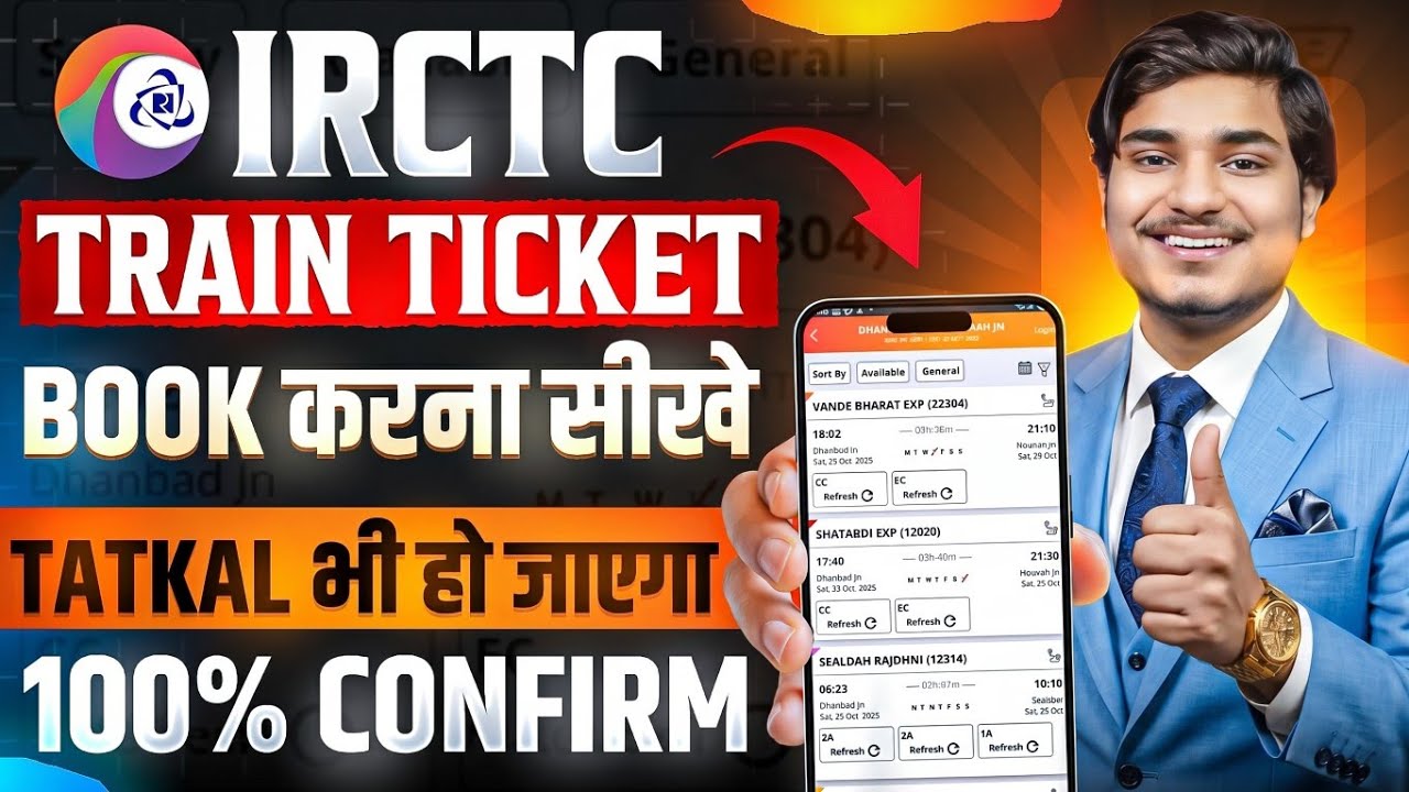 IRCTC Se Ticket Kaise Book Kare | How To Book Train Tickets Online In India | Train Ticket Booking