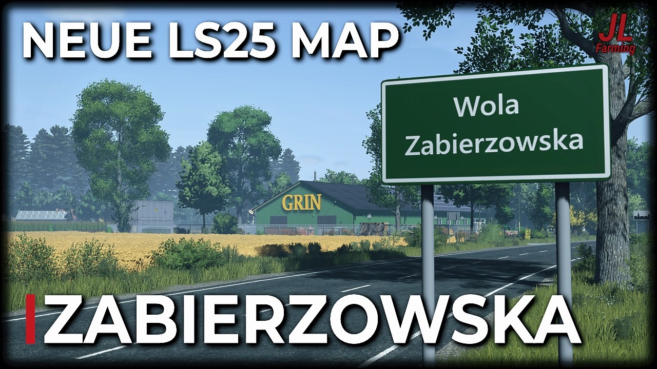 Neue LS25 Map Wola Zabierzowska! Große Karte mit 197 Feldern | Map Vorstellung I JL Farming