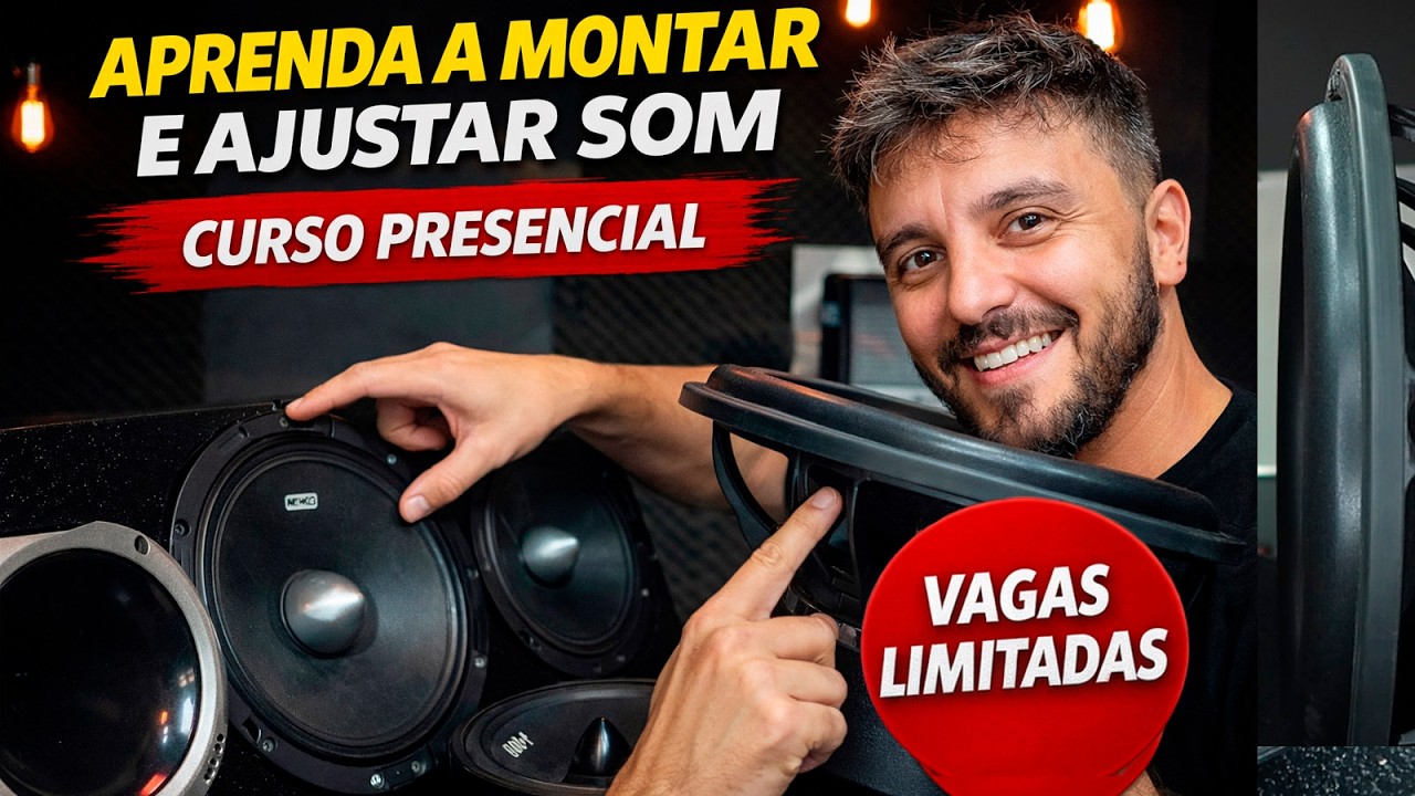 Que tal um Curso PRESENCIAL avan&ccedil;ado de Som Automotivo Bruno Infinity Som na Distribuidora Marac&aacute;s?