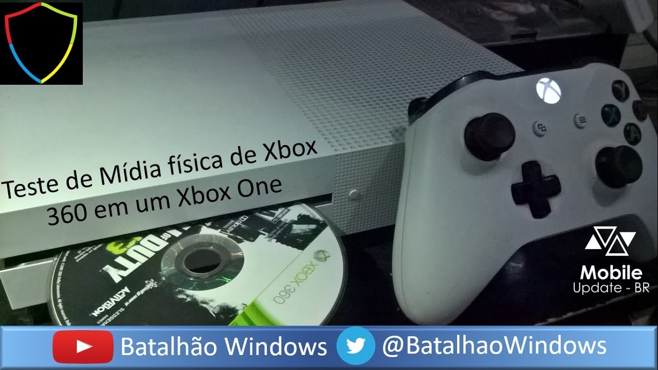 Retrocompatibilidade do Xbox One com Midia fisica do Xbox 360
