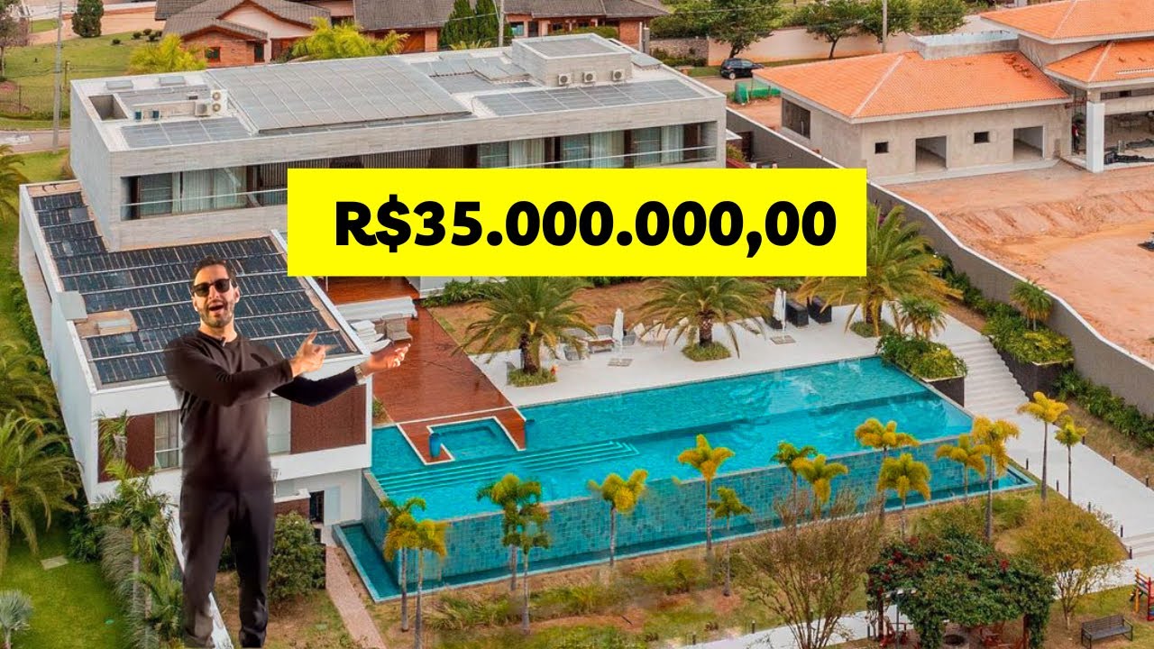 MANSÃO DE R$35.000.000,00 - A CASA MAIS BONITA DO YOUTUBE!