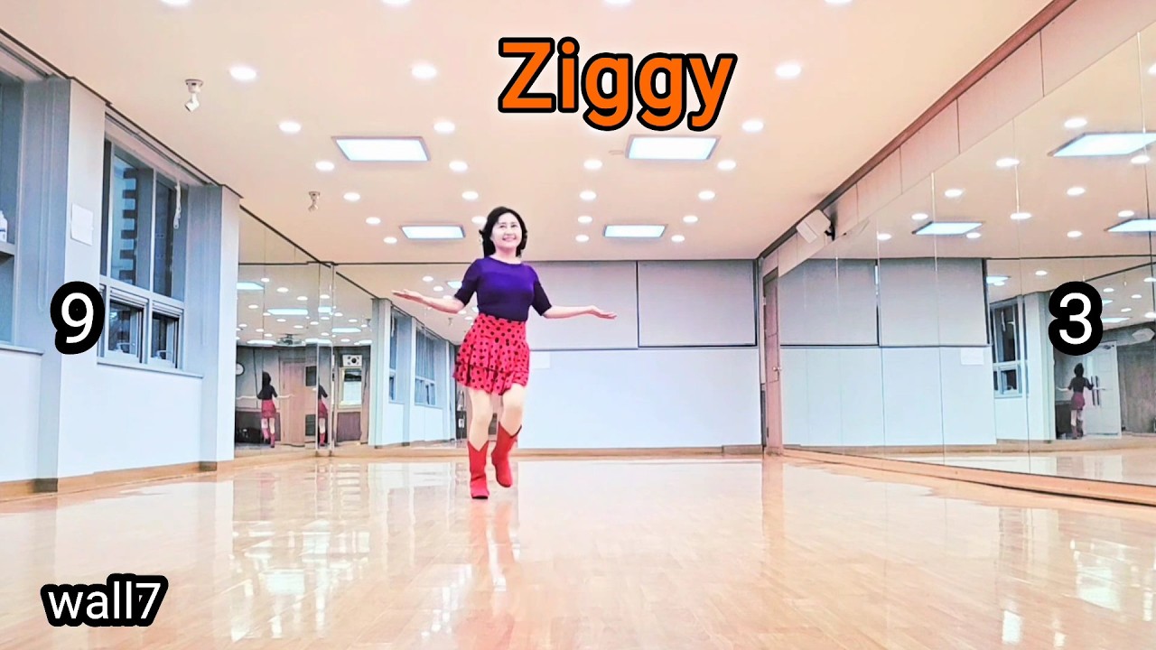초급Ziggy  Count:32 Wall:4  Level:Absolute Beginner  Choreographer: Gary Lafferty (UK)