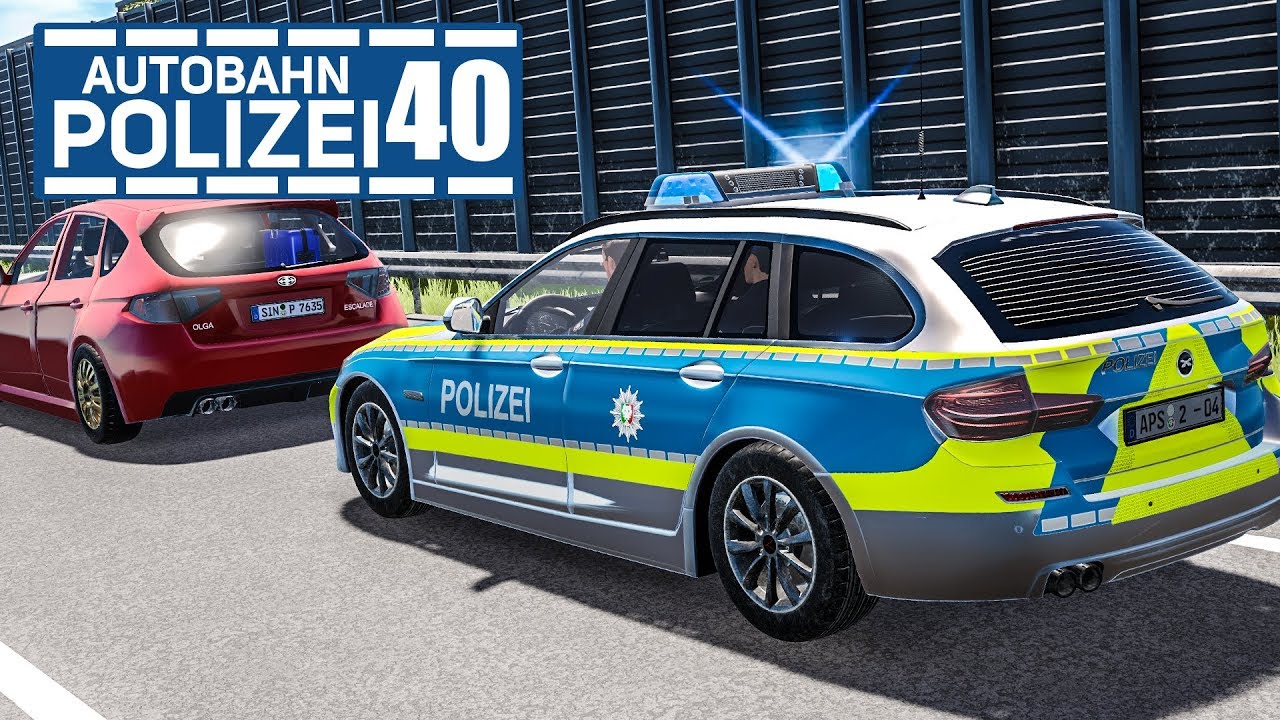 Auto flüchtet vor Kontrolle! AUTOBAHNPOLIZEI-SIMULATOR 2 #40 | Police Simulator 2 deutsch