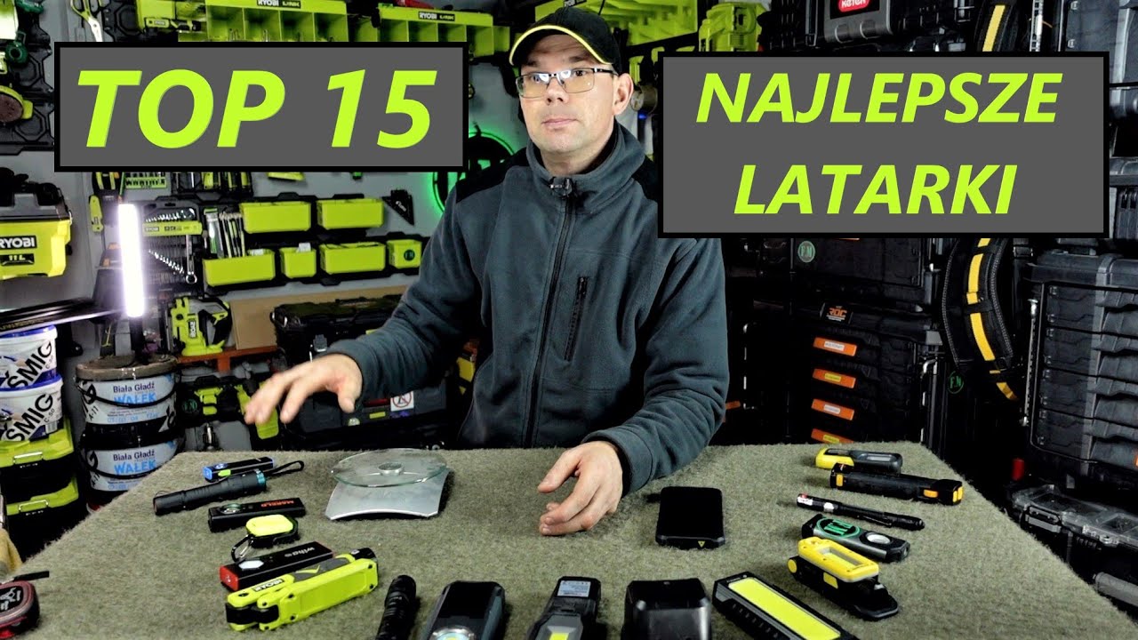 TOP 15 Najlepszych Latarek!!! Kieszonkowych/Warsztatowych Moim Zdaniem