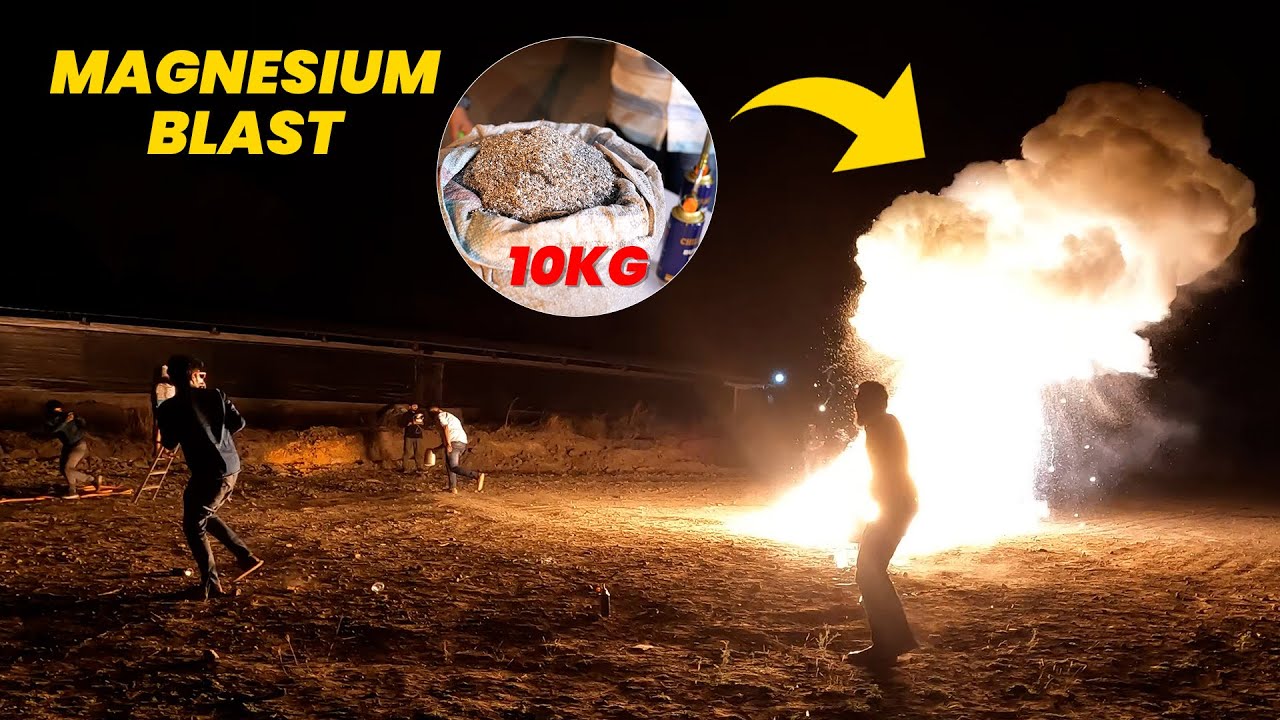 India's Biggest Magnesium Blast | Brightest Explosion | Mad Jugaad