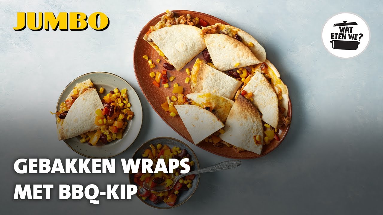 Wat eten we? Gebakken wraps met bbq-kip