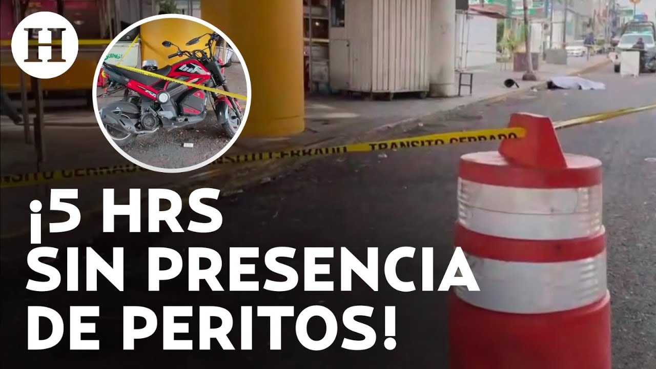 &iexcl;Alerta vial! Hombre muere al derrapar su moto por la Av. Central en Ecatepec y Nezahualc&oacute;yotl