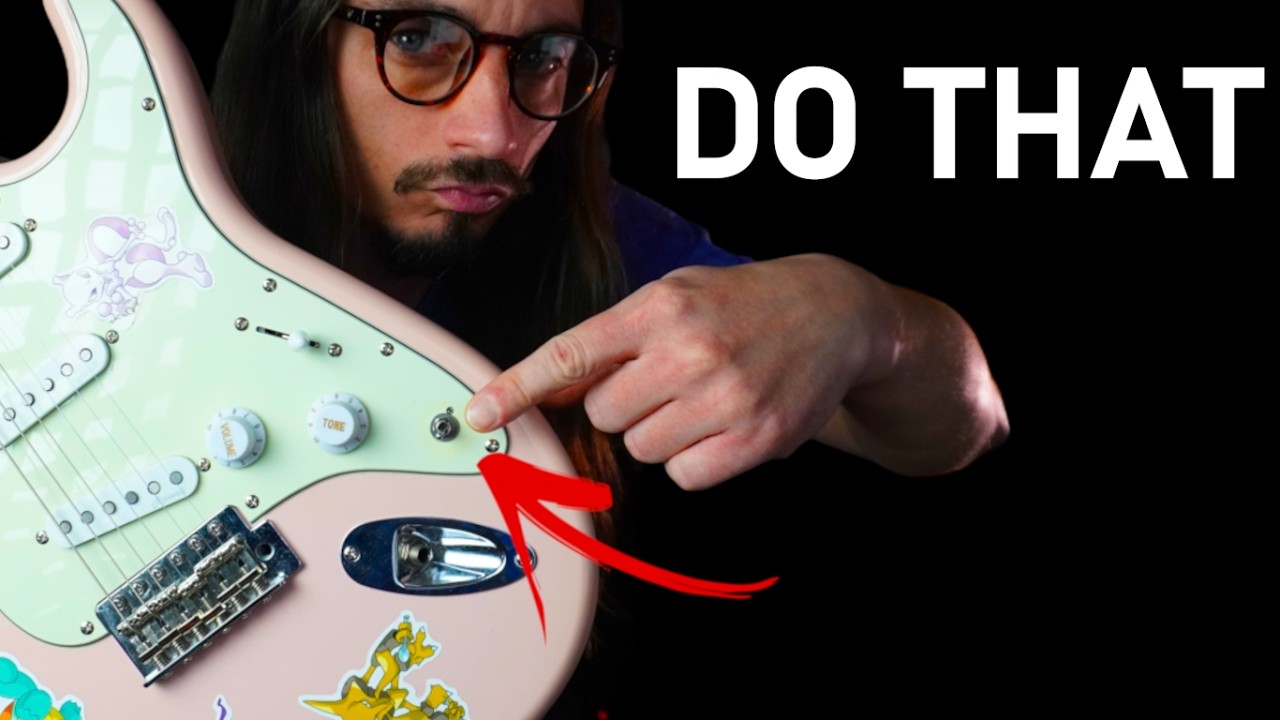 I Made My Stratocaster Guitar Way Cooler With One Cheap Mod!