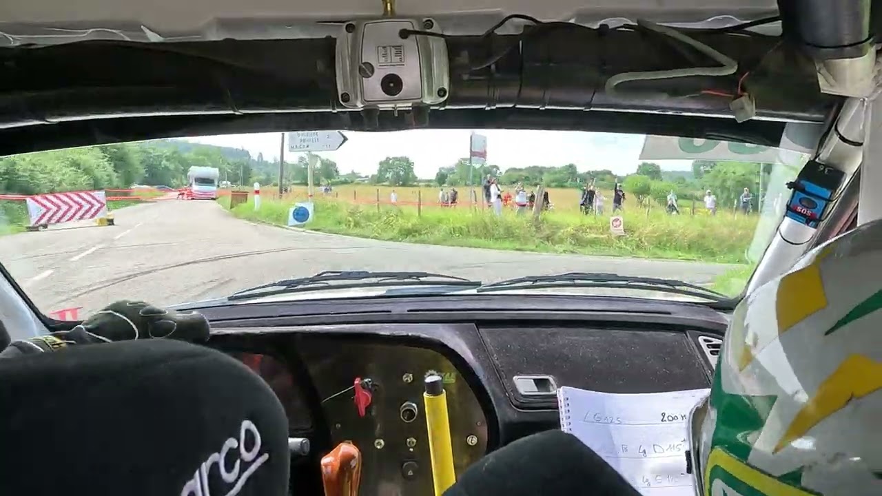 Rallye des Vins Mâcon 2025 J.B BONIN / C.CHAVET 306 F2014 Es10 Fuissié - Buissière