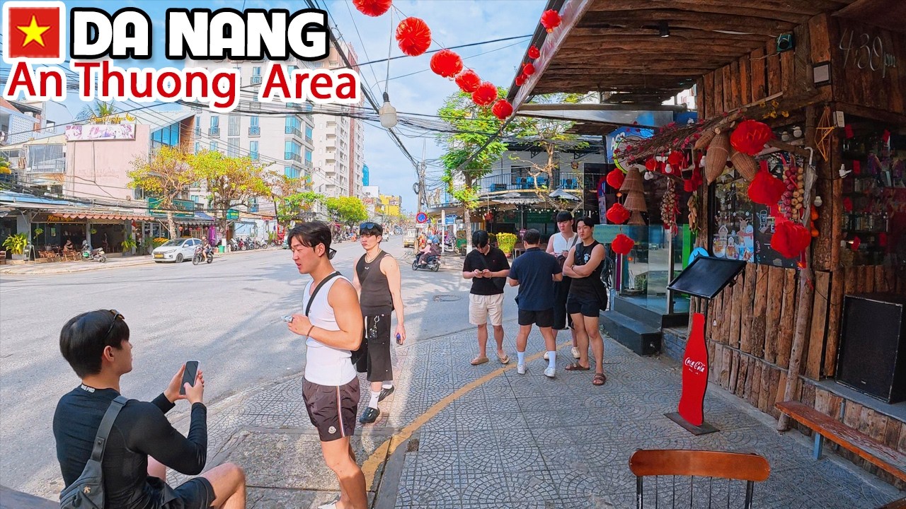 DA NANG VIETNAM An Thuong Area Before Lunar New Year - Last Day of The Year