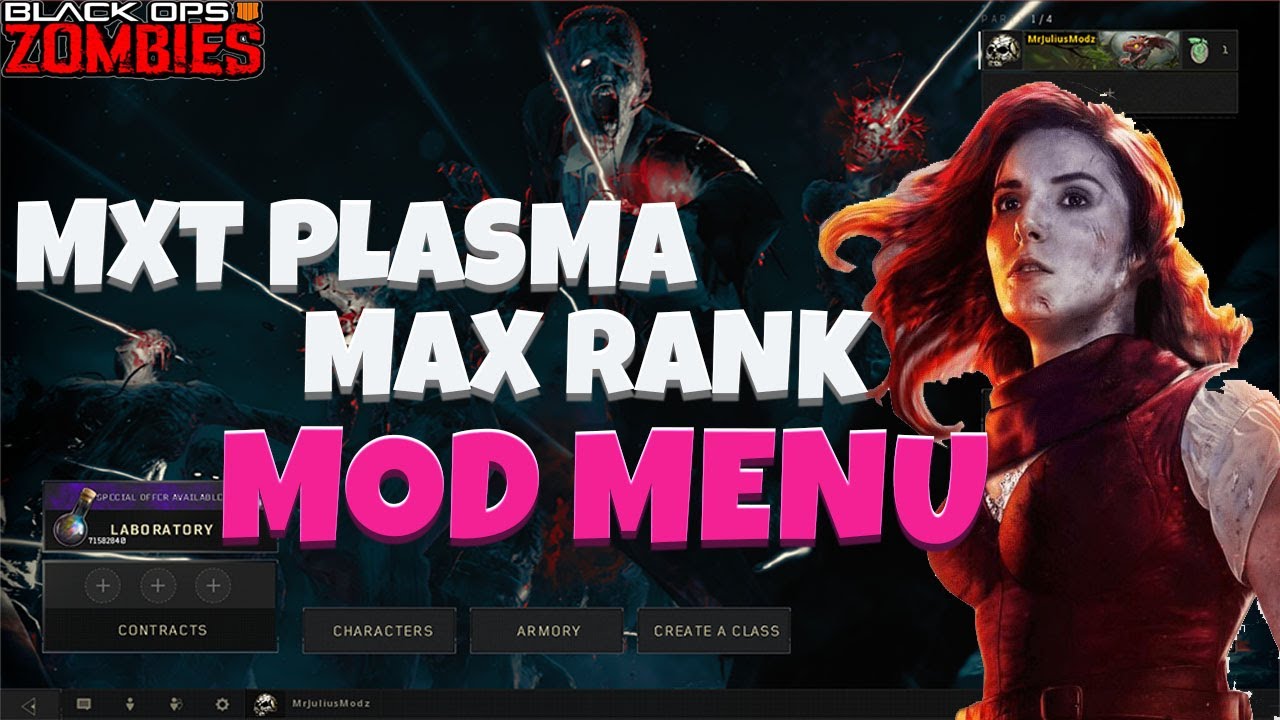 🔥NEW FREE [PC] BO4 UNLIMITED PLASMA & MAX RANK MOD MENU FOR FREE [ALL CLIENT  - TUTORIAL] 2022 MODS🔥