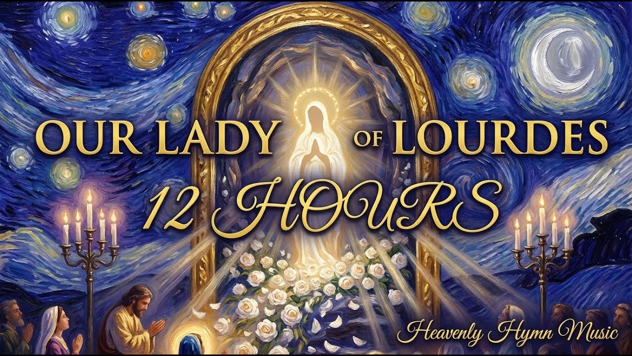 Our Lady of Lourdes Healing Sleep Hymns (February 11 Feast) | 12 Hours Glorious Adoration