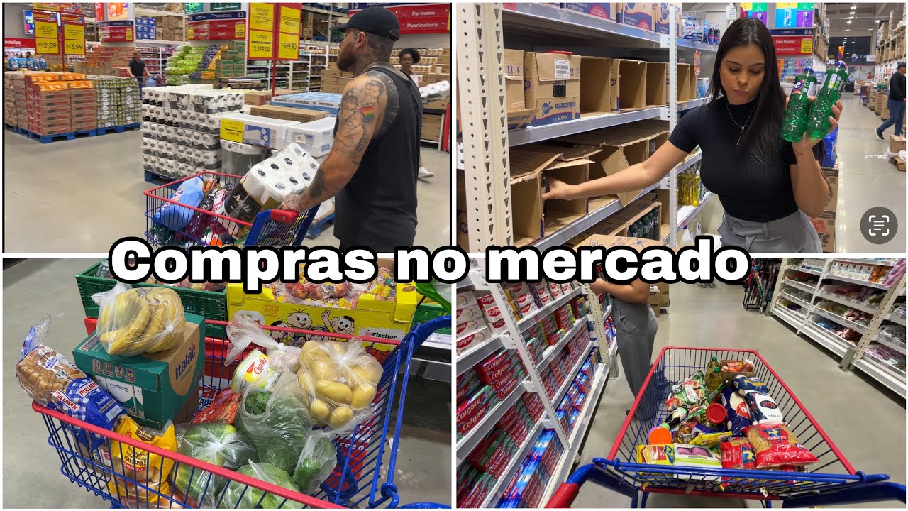 FUI NO MERCADO A NOITE | compras da semana pro sitio e pra casa tambem | QUANTO DEU VALOR TOTAL ?
