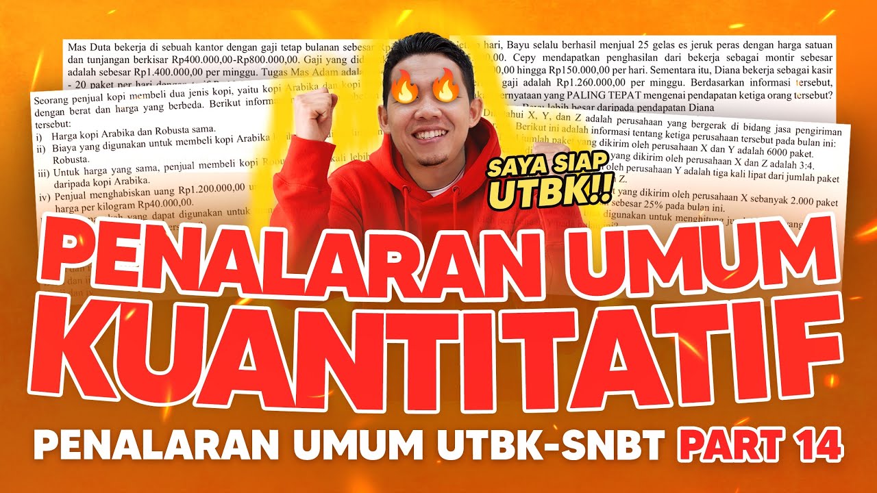 SOAL UTBK 2025 PENALARAN UMUM KUANTITATIF