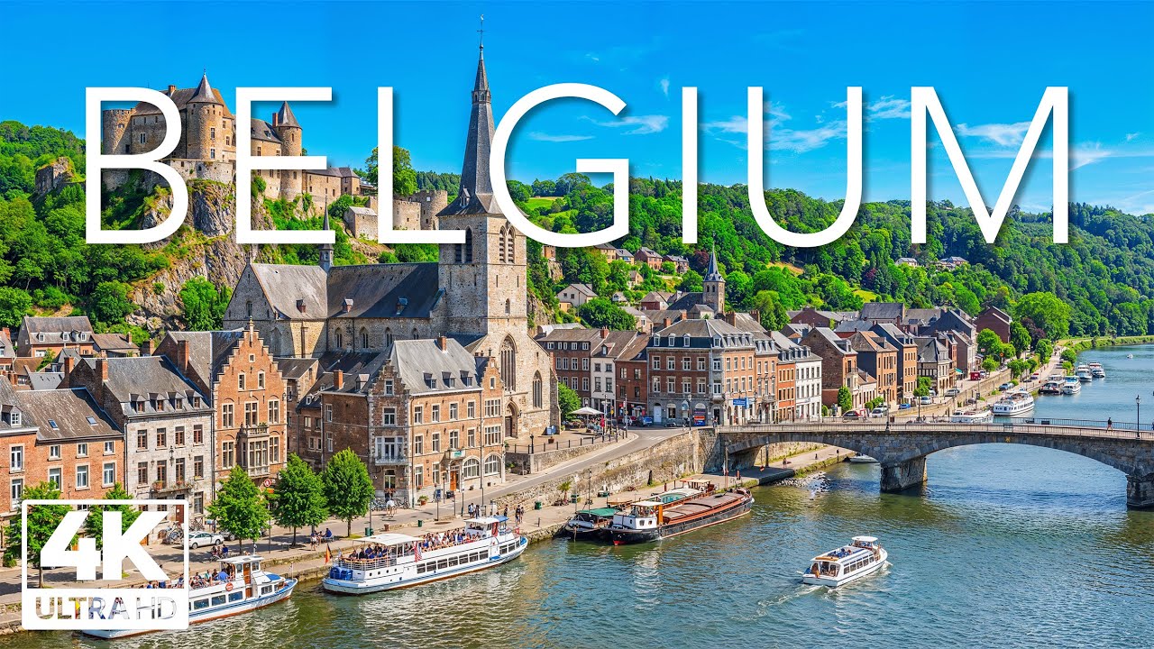 Belgium 4K | A Northern Calm of Heritage Cities – Gentle Canals, Pale Skies & Living Silence