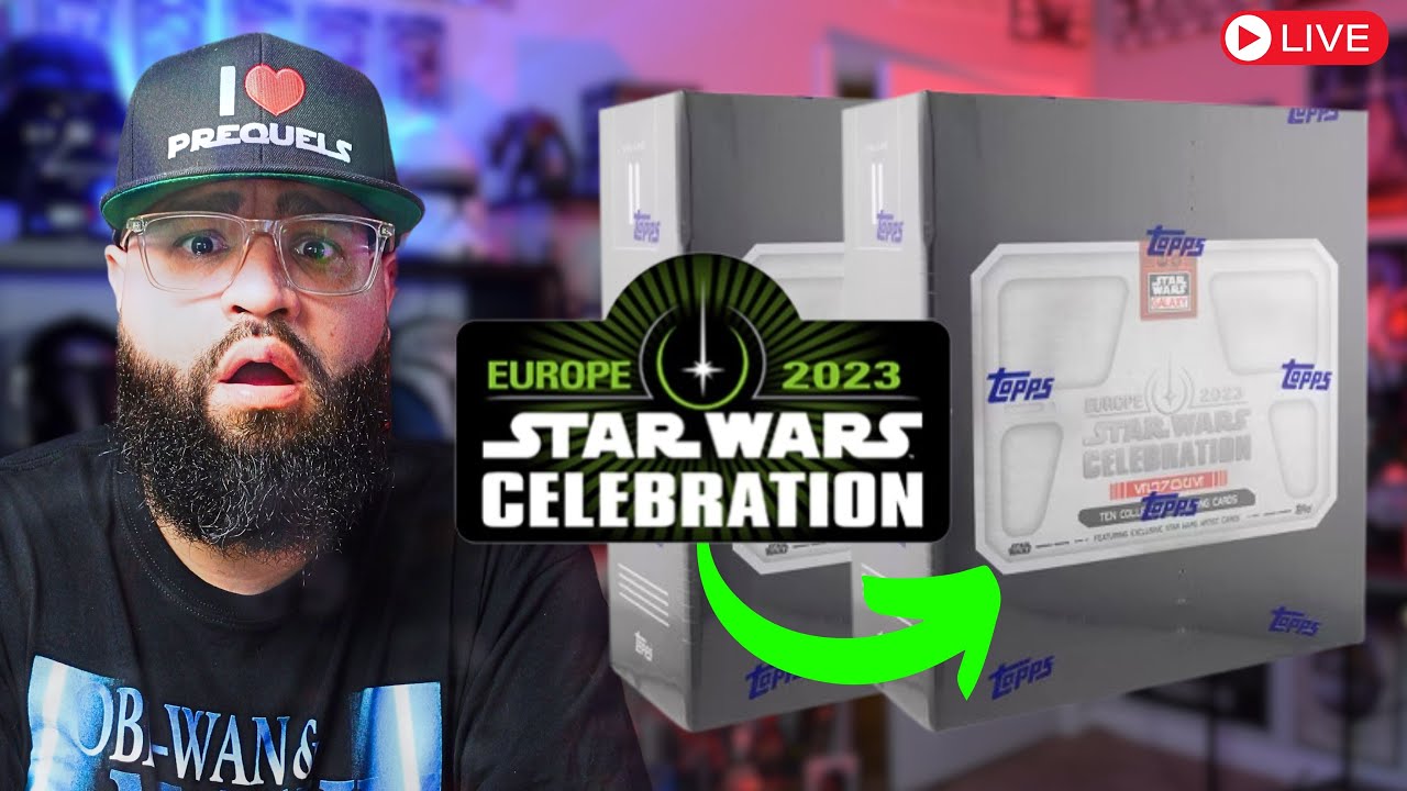 WOW let's RIP Topps Star Wars Celebration Europe 2023 Volume 2 Box