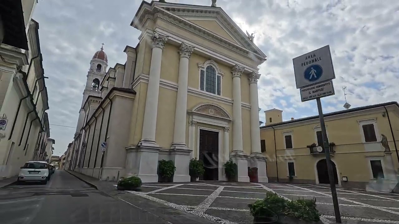 Pontevico in macchina Video con drone sul canale