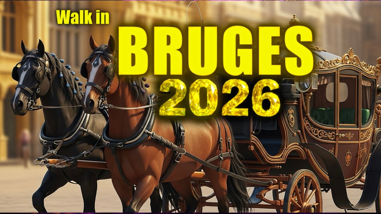 Bruges Belgium Night Walk 2026 🇧🇪 - Magical Walking Tour [4K ASMR]