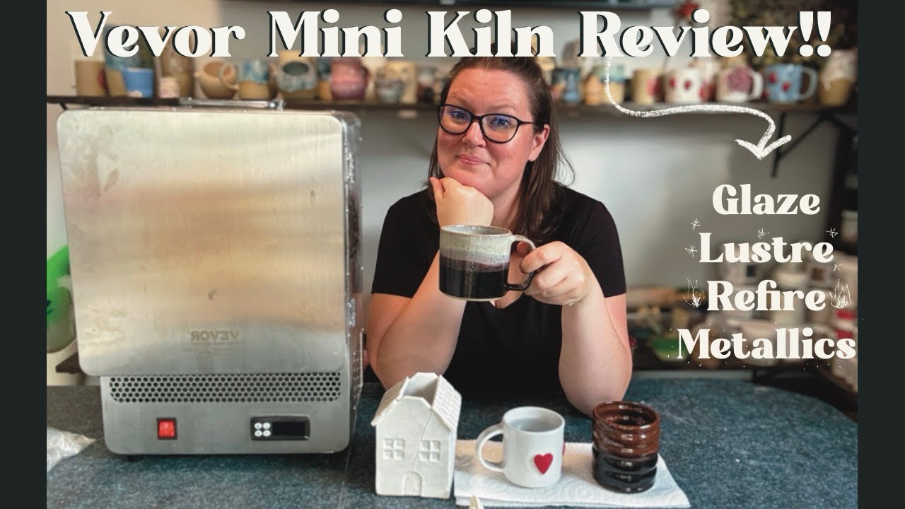 Vevor Mini Kiln Review!!! Glazing, Metallics, & Lustre!