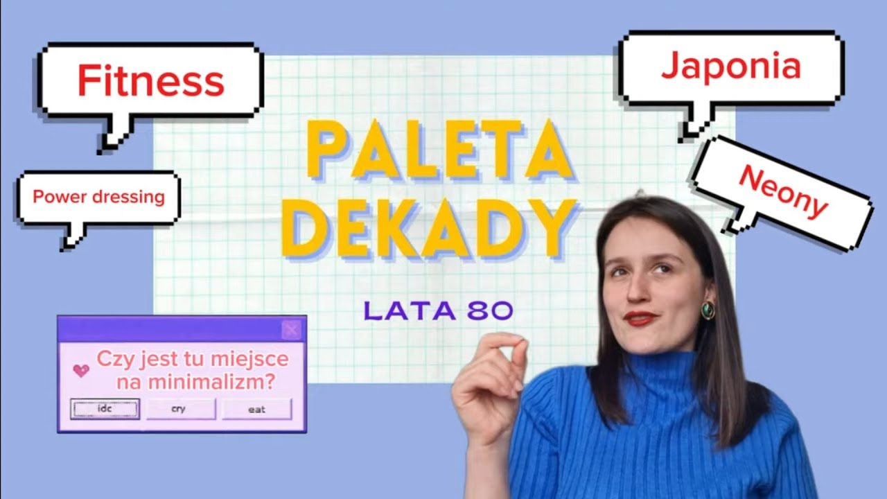 Neony, pastele i kicz? Oto PRAWDZIWE kolory lat 80.