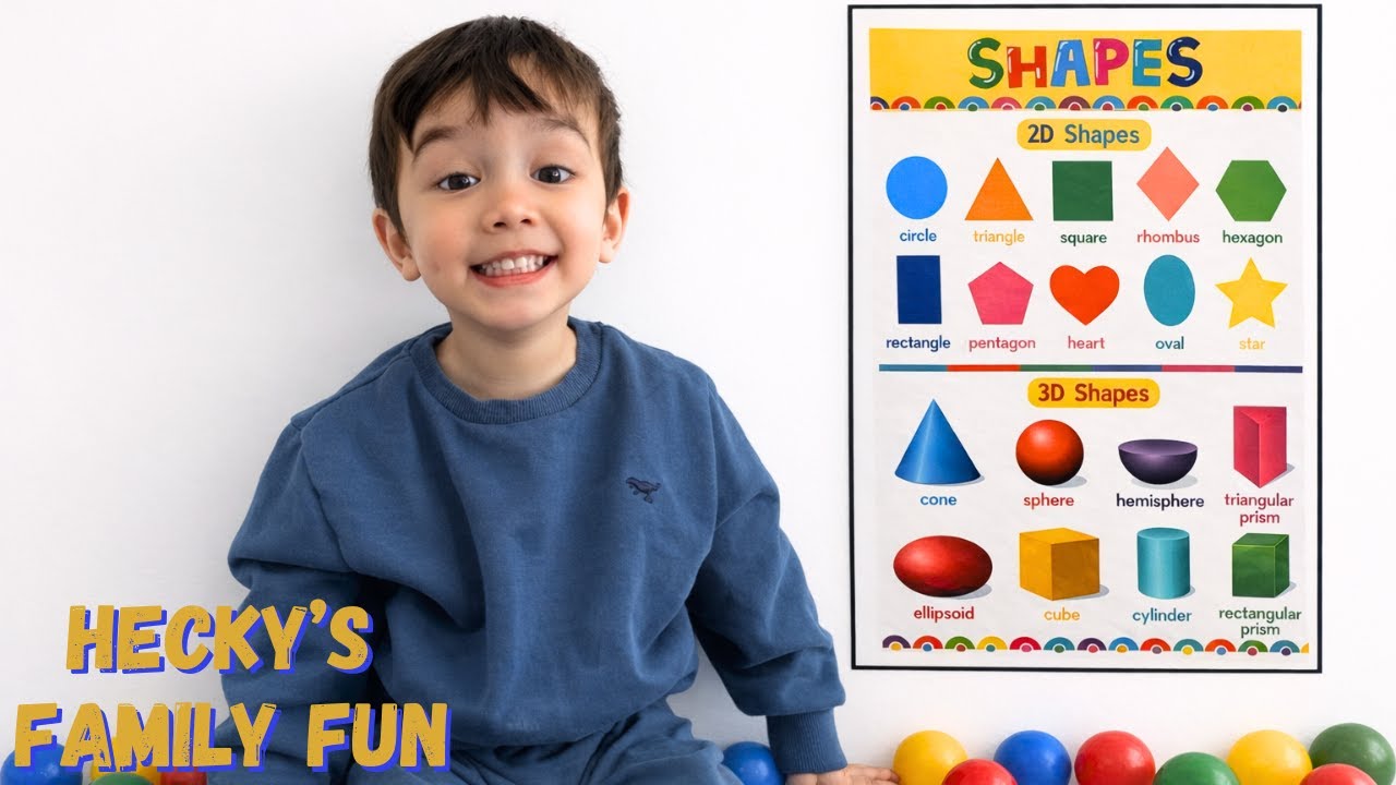 The Hexagon Struggle is Real! 😂 Hecky’s Funny Shape Challenge