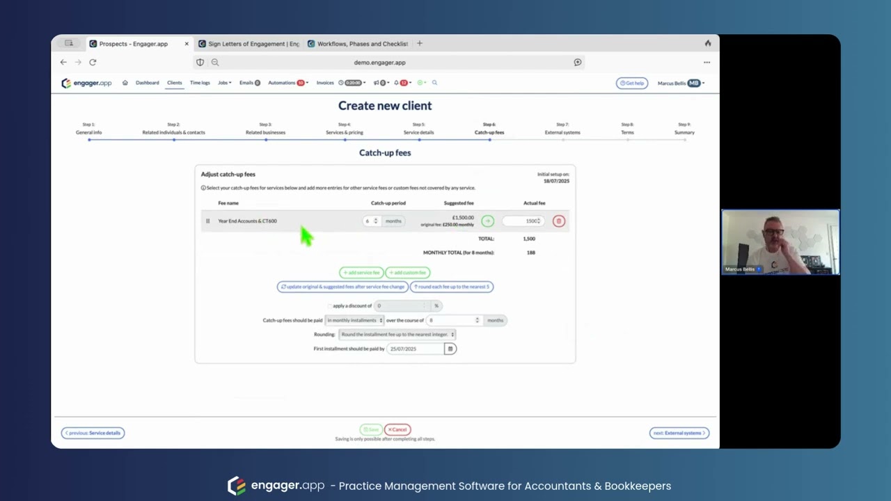 Engager.app Demo: The Practice Management Software for Accountants & Bookkeepers