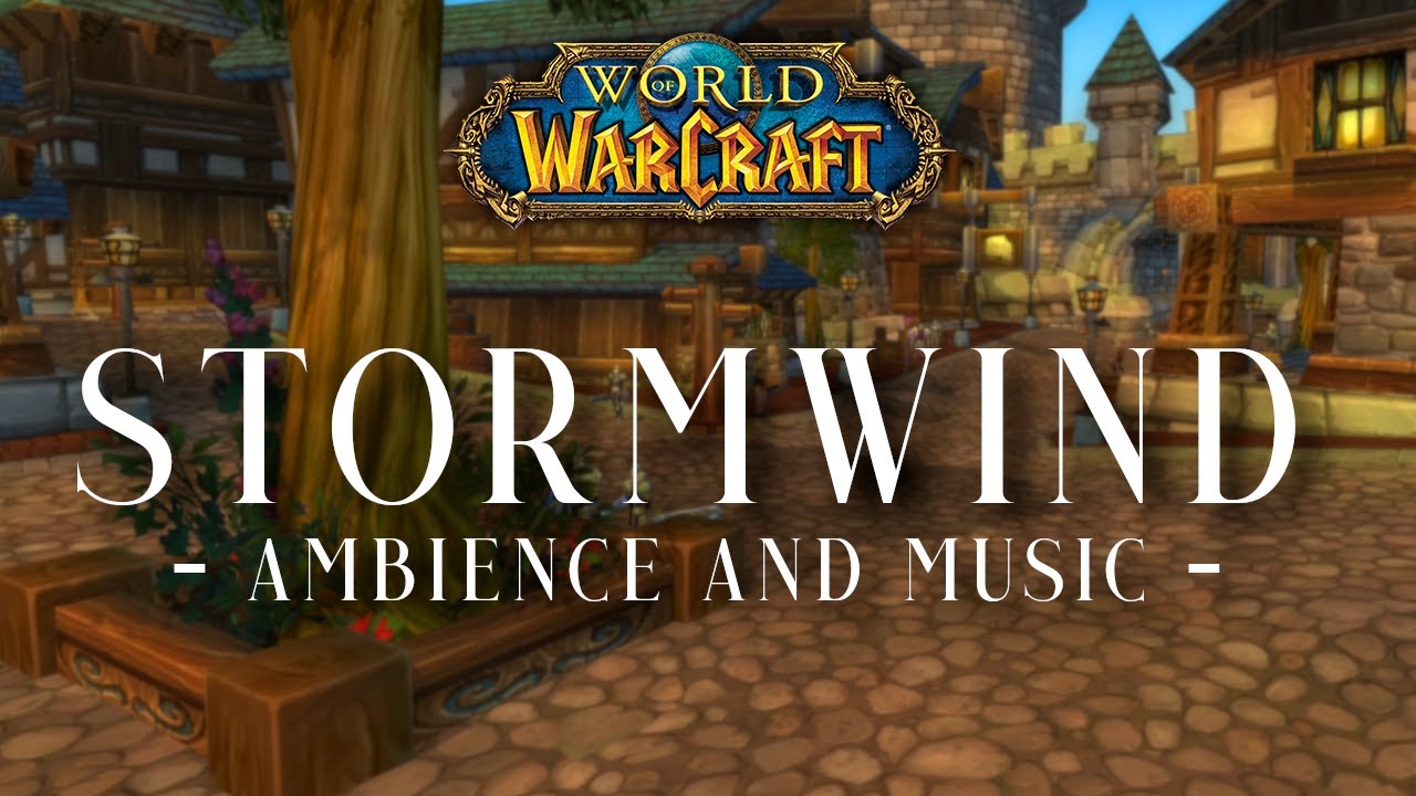 🏰 Stormwind Ambience | 3 Hours of World of Warcraft  Music and Sounds | Day & Night Cycle 🌅🌙