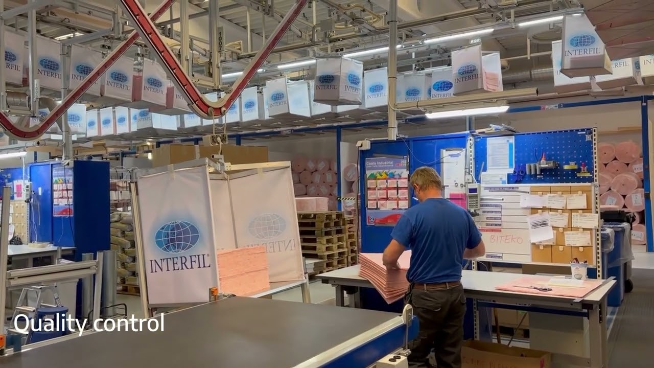 Eton Systems in bag filter production at Interfil AS Norway