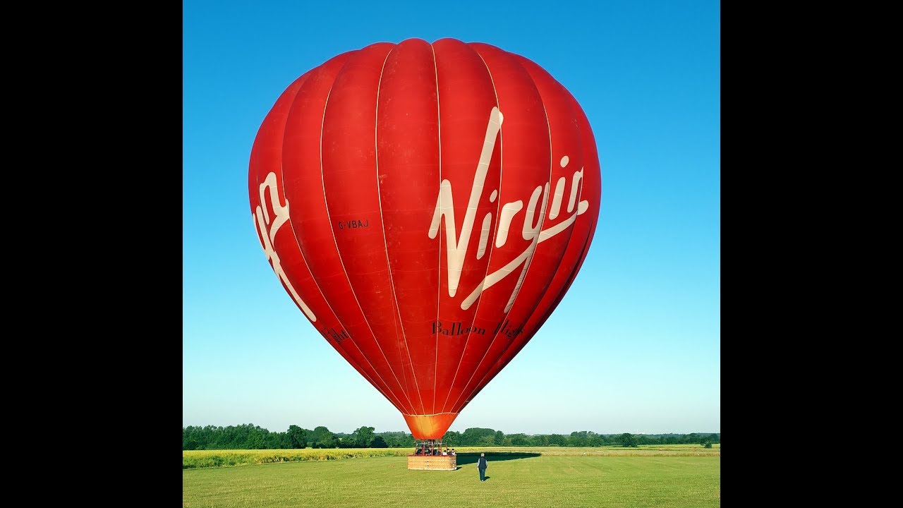 Our Virgin Balloon flight over Norfolk, UK.