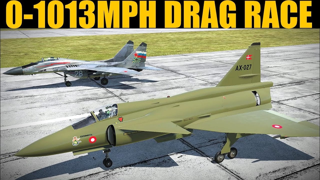 DRAG RACE: Viggen vs Mig-29 GRAND FINAL | DCS WORLD
