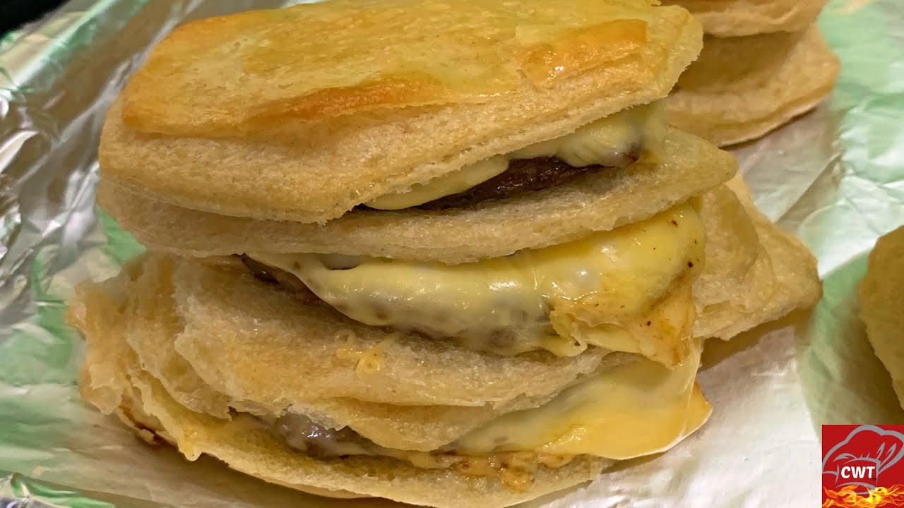 Sausage And Cheese Biscuit Sandwich 