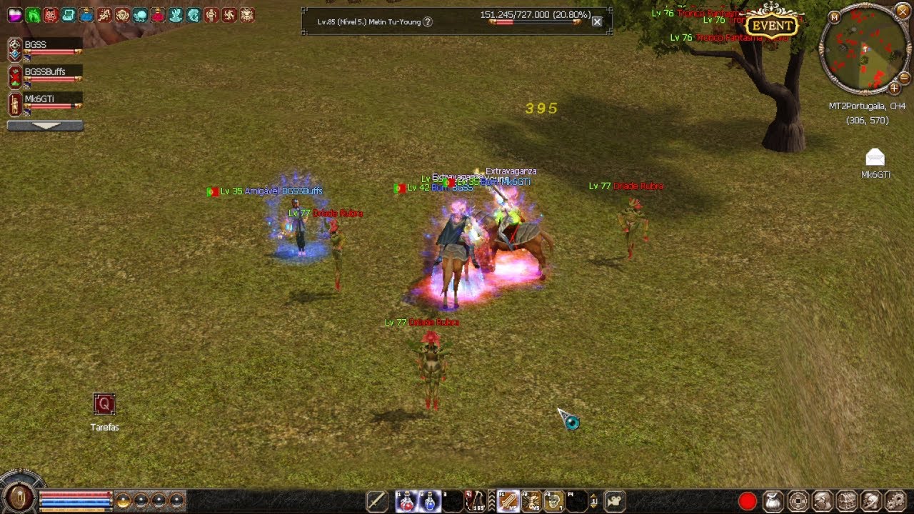 Mt2 Portugalia # 14 : LVL 35 & 42 vs Metin 85!