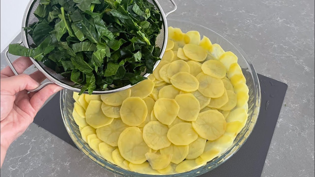 PATATES VE ISPANAK UYUMUNA BA-YIL-DIM 😍 MİSAFİRLERİM BU TARİFİ ÇOK BEĞENDİ 👏 KESİNLİKLE DENEYİN 🥔