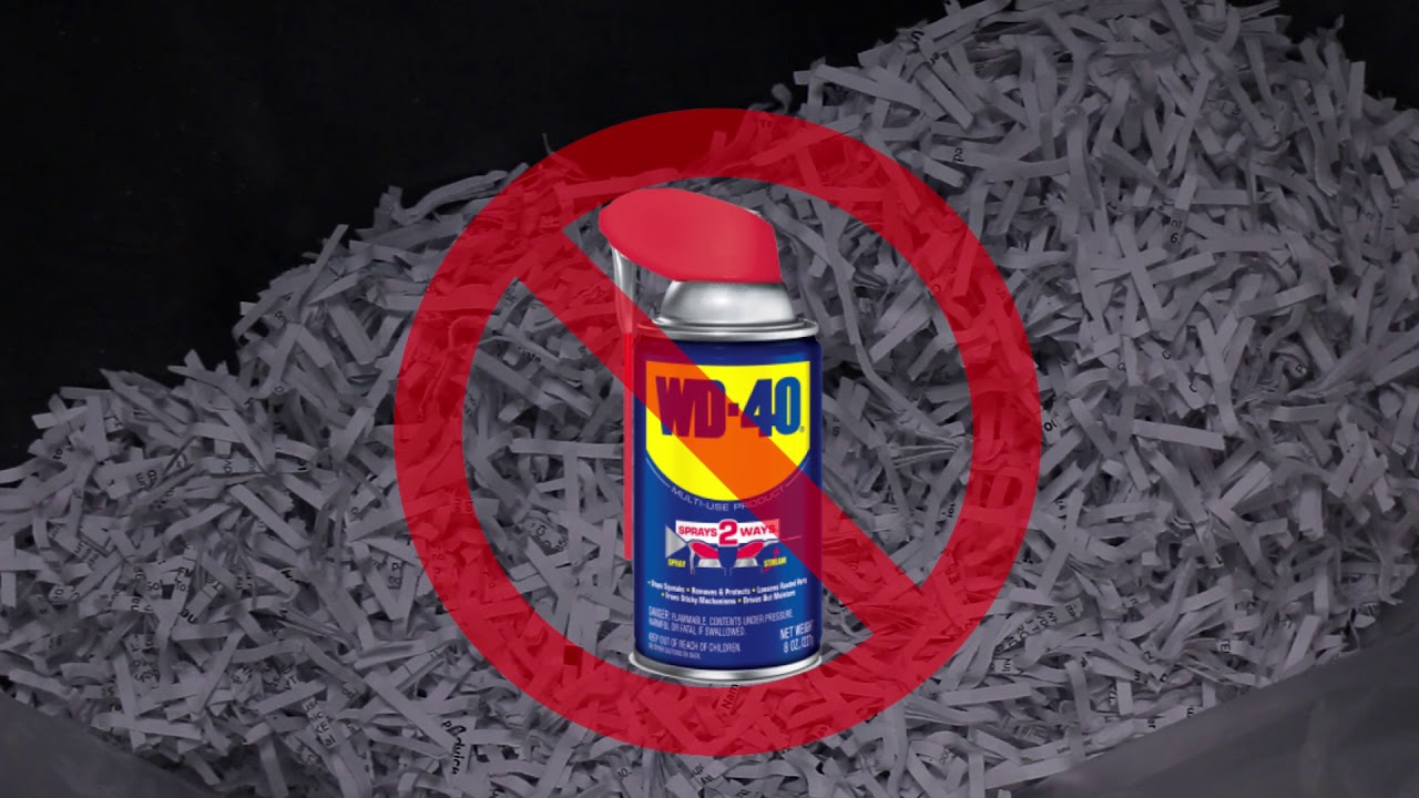 How To Oil A Paper Shredder (The Right Way)