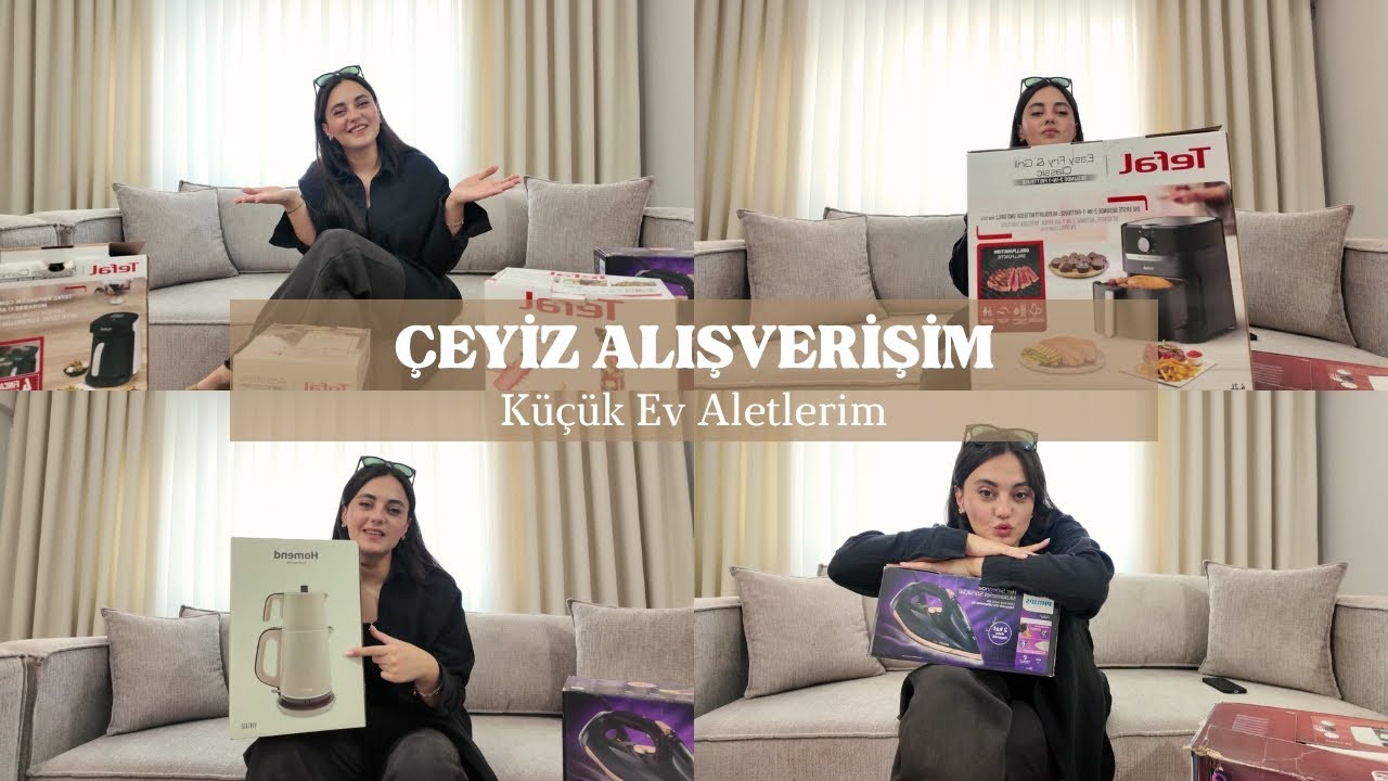 ÇEYİZ ALIŞVERİŞİM I KÜÇÜK EV ALETLERİ I TEFAL, PHILIPS, HOMEND #çeyizhazırlıkları #çeyiz
