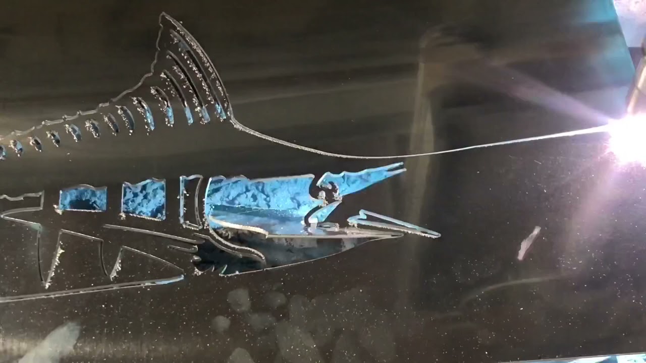 Metal marlin tuna and sailfish