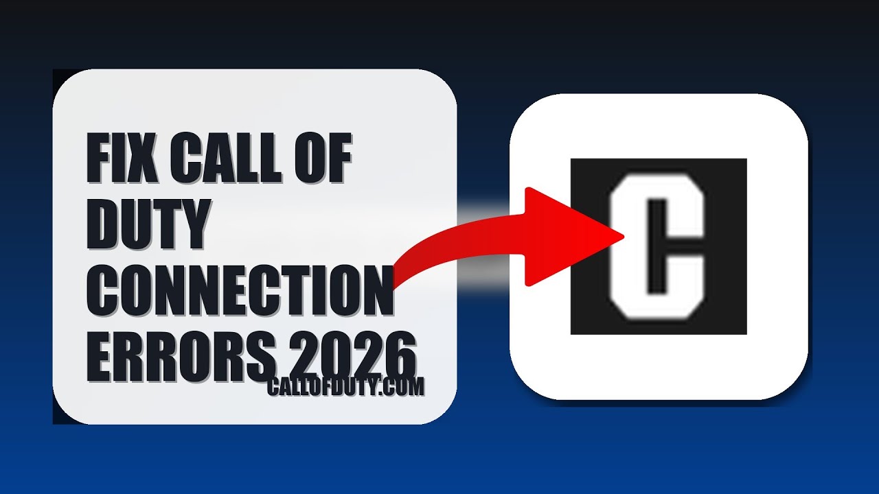 How To Fix Call Of Duty Connection Errors 2026 (QUICK FIX)