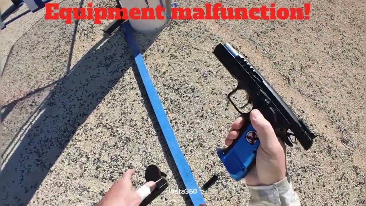 Tanfoglio Limited Master 45 shooting USPSA