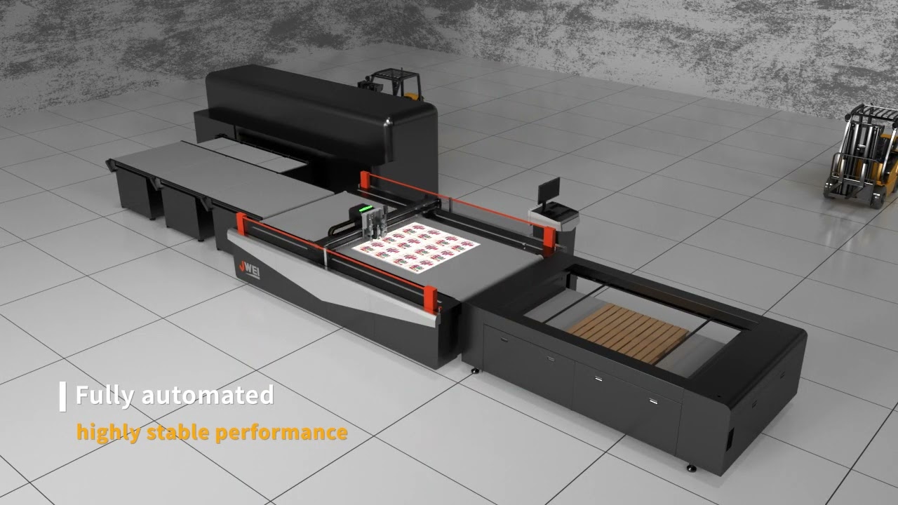 JWEI SL1632 Digital Cutting Table | Automated Print & Cut Workflow Solution