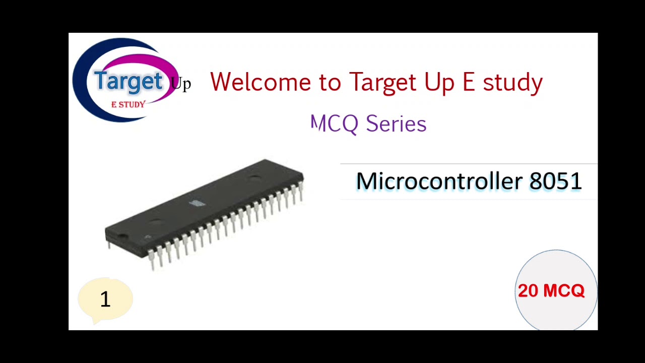 8051 microcontroller mcq