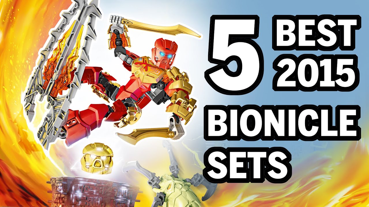 Пять лучших наборов LEGO BIONCLE G2 2015 года