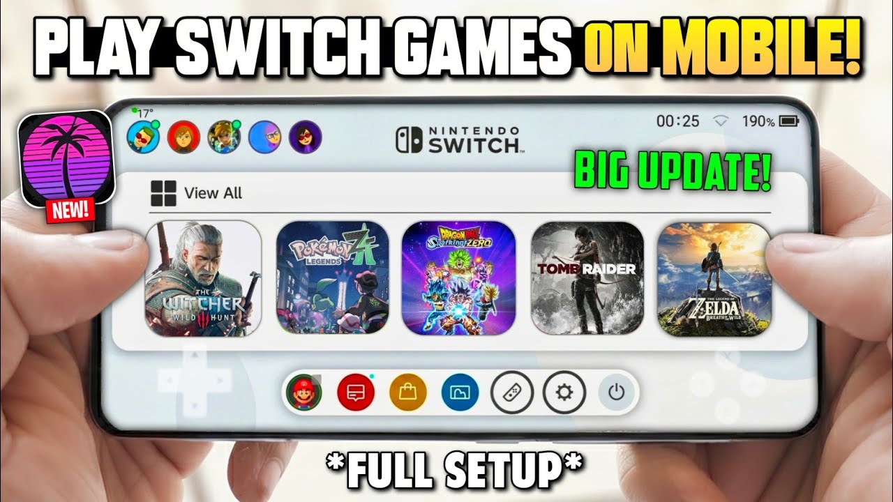 🚀 Best Nintendo Switch Emulator for Android 2026! - New Eden v0.1 Full Setup, Settings & Tests